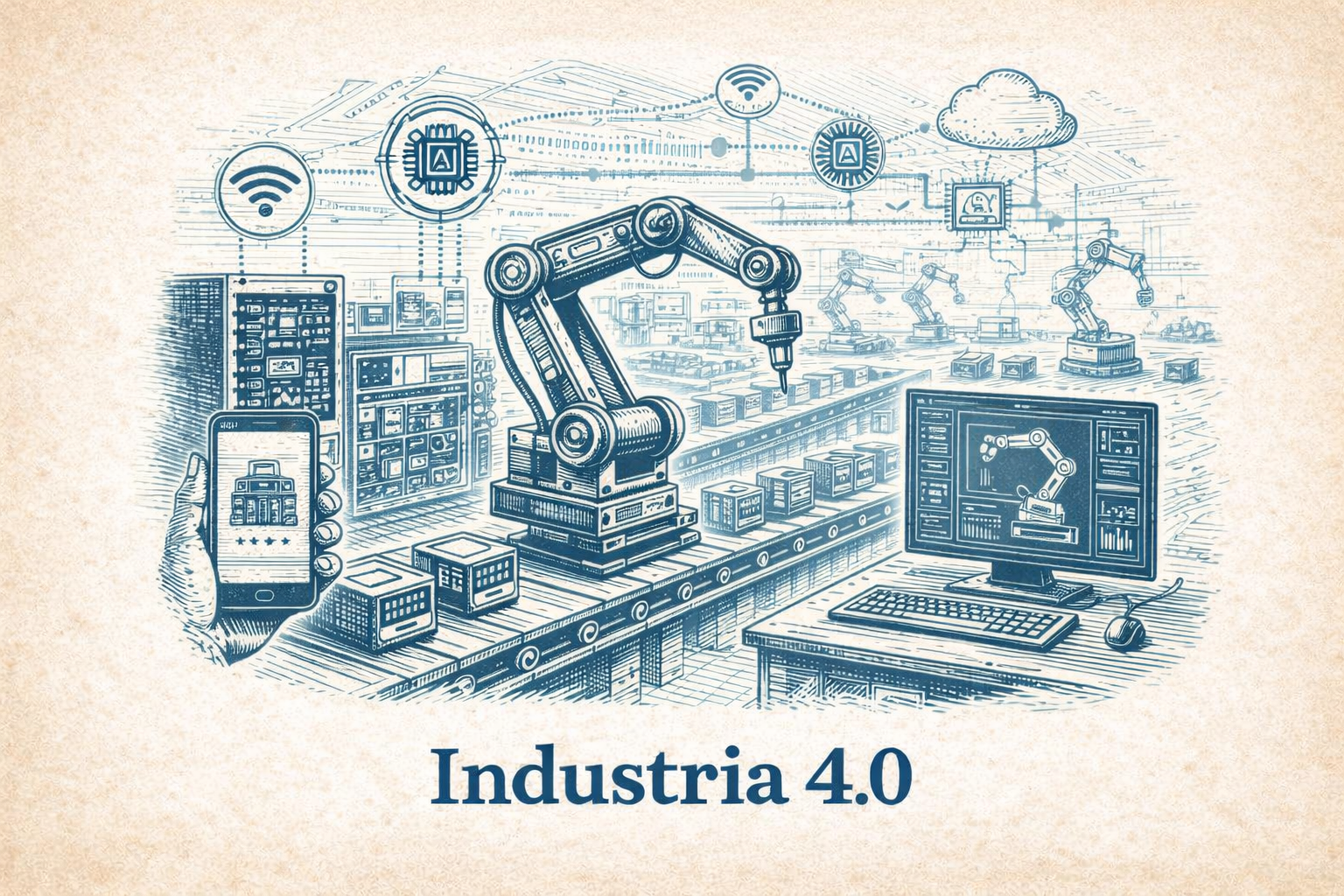 Industria 4.0 transformă fabrica într-un sistem inteligent, conectat și capabil să se auto-optimizeze.